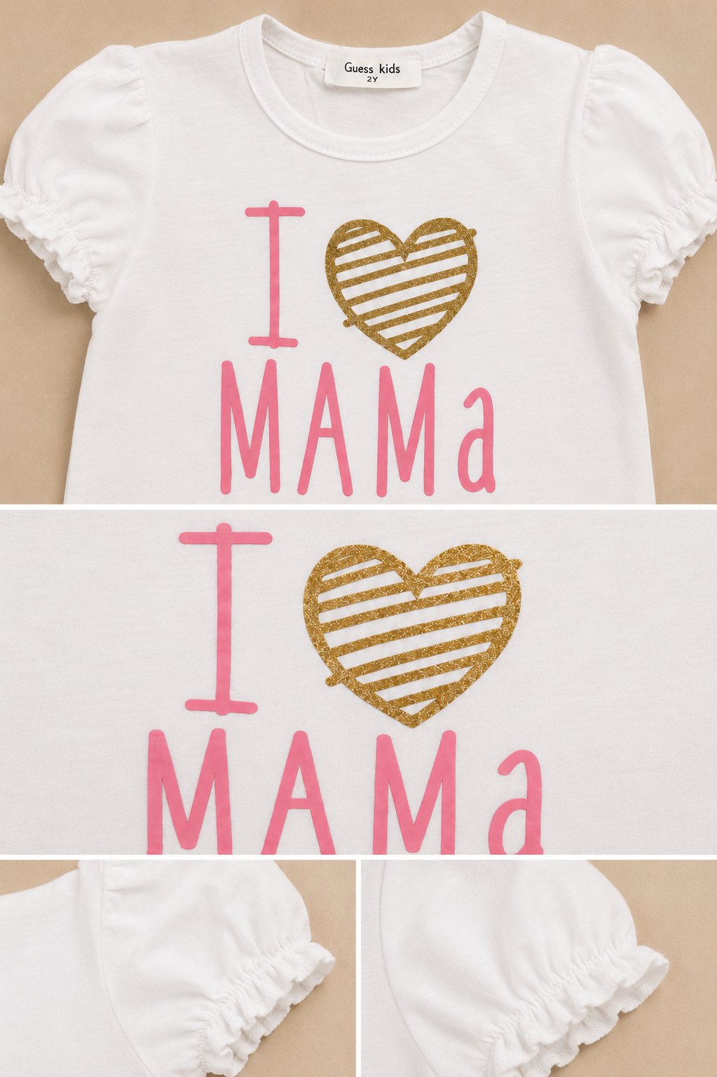 Футболка I love Mama, Guess Kids — фото 3
